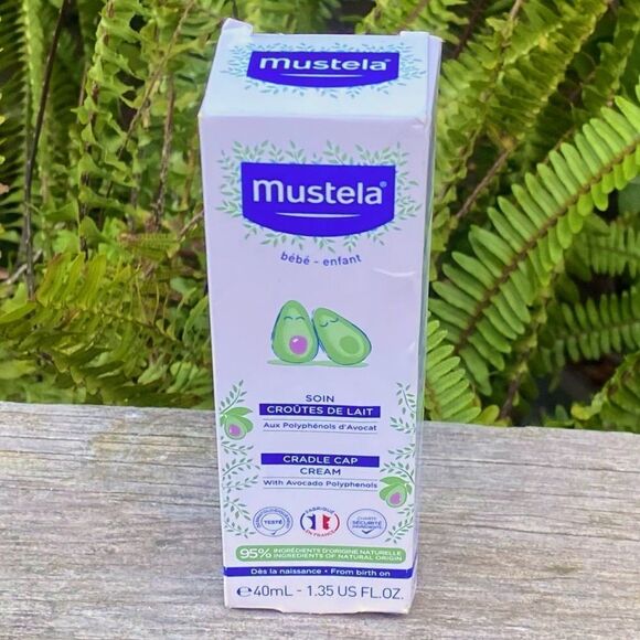 NIB New Mustela Cradle Cap Cream Babies/Newborns w/Avocado 1.35 oz - Picture 3 of 9